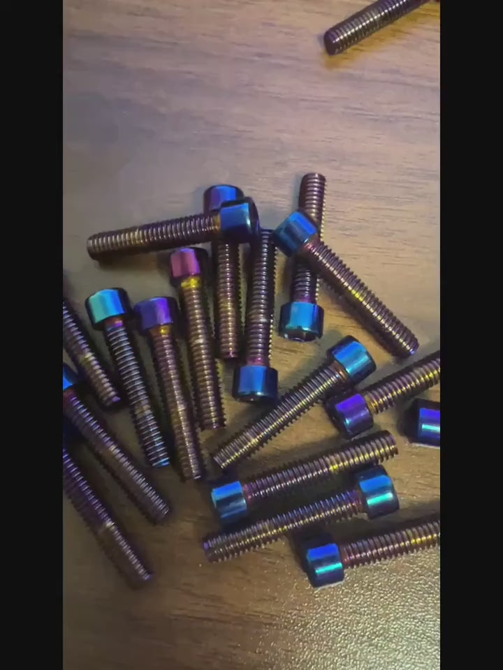 10pc titanium bolts